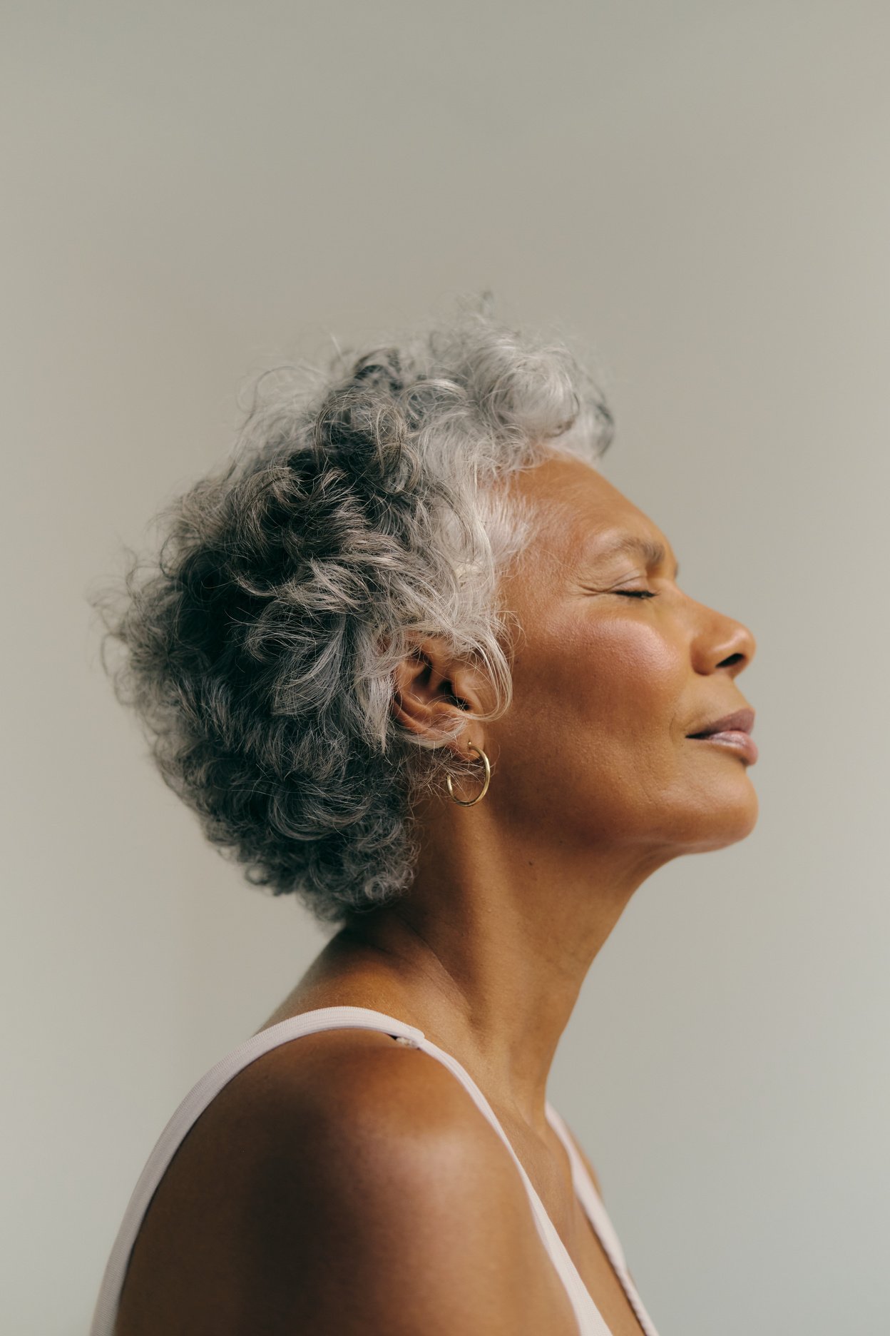 Mindfulness Practices Portrait of Woman Meditating